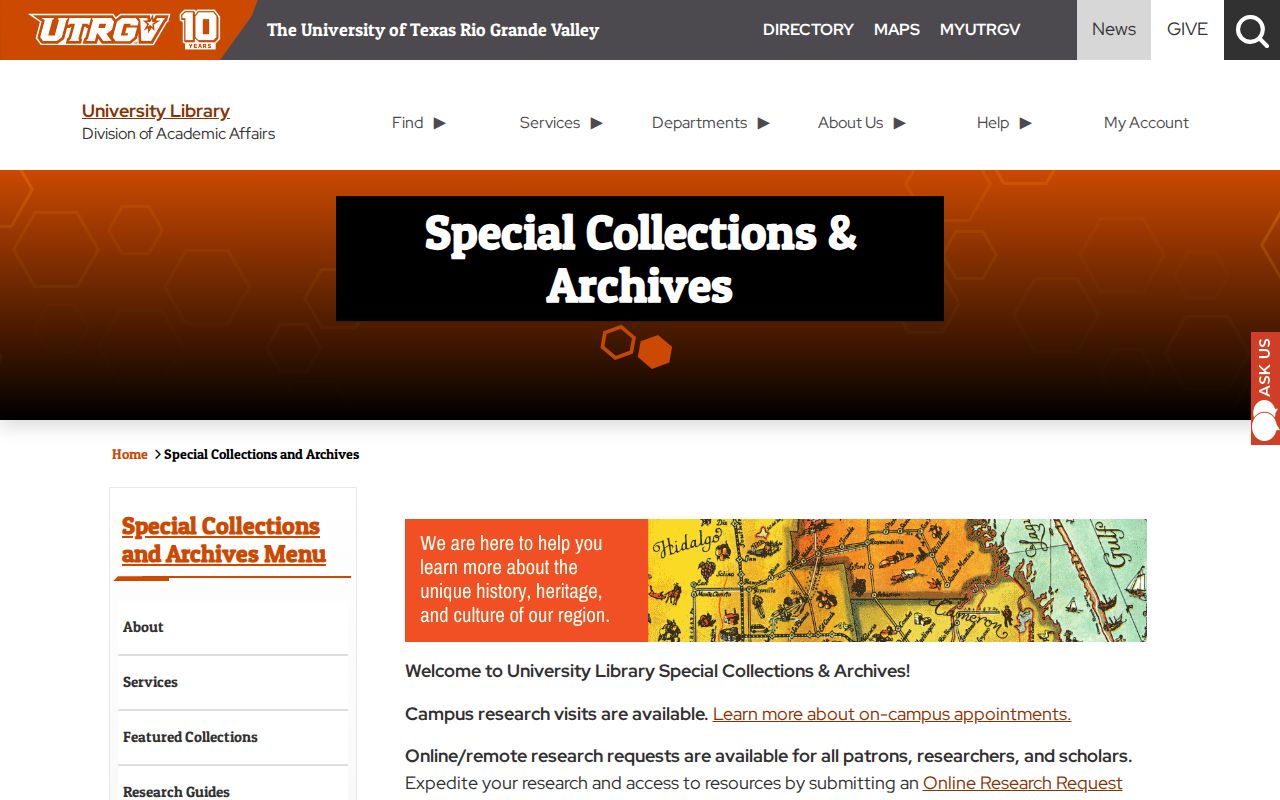 McAllen city directory research at UTRGV Special Collections